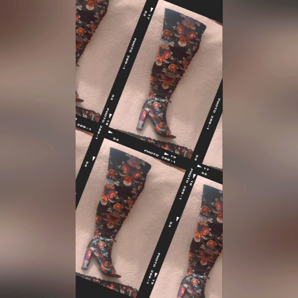 Thigh high Japanese boots ONE OF A KIND